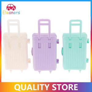 [Eleanor] 1PCS New Dollhouse Miniature Plastic Suitcase Trunk Travel Toy Doll Accessories