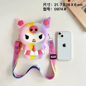 kuromi sling bag for kids wallet coin purse for girls shoulder bag cp wallet silicone high quality