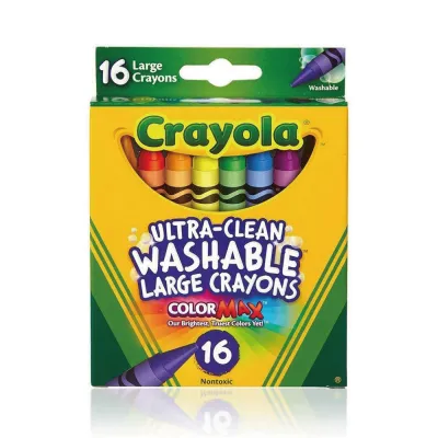 Crayola 16 Count Large Washable Crayons (#840823)
