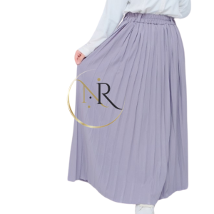 Nararaya Rok Plisket Premium Azela Polos Ity Crepe Rok Plisket Mayung