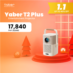 Yaber Entertainment Projector T2 Plus Auto Focus Portable 1080P with JBL Sound Dolby Audio Built-in TV Dongle and NFC Screen Cast | Yaber PH