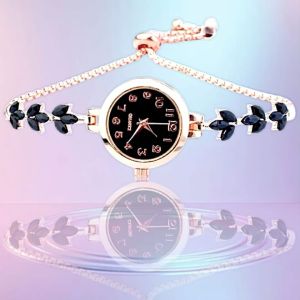 Jam Tangan Wanita Serut Korean Style Analog Quartz Women Watches Kasual Trendy Kekinian
