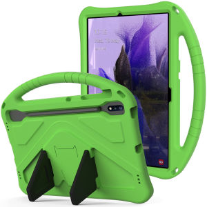 เคสเด็กสำหรับ Samsung แท็บเล็ตแถบเคสสำหรับ Galaxy ที่วางโทรศัพท์แบบตั้งได้ที่เป็นมิตรกับเด็กกันกระแทก S11 2025/S10บวก12.4/แท็บ S10 Lite/ S10 FE/แท็บ S9บวก/A11บวก/แท็บ A9บวก/A11 A9/S8บวก/S7 FE/S7พลัส/A7ไลต์/S6ไลท์