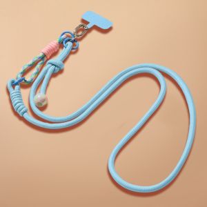 HEALMEYOU 120cm Dây đeo điện thoại 3 trong 1 Có thể tháo rời Dây đeo chống thất lạc Đa chức năng Dây treo