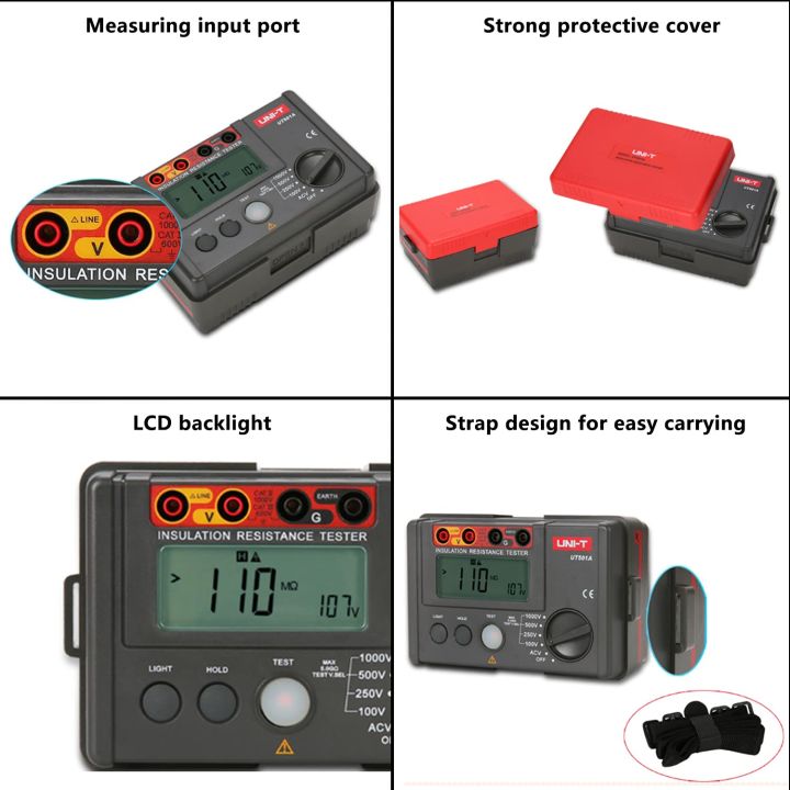 UNI-T%20UT501A%20Insulation%20Resistance%20Tester%20-%20Image%204