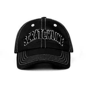 Scratchline Dare Caps Black White topi pria dan wanita