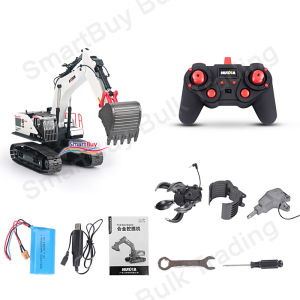 SmartBuy Huina 1594 RC Excavator 1:14 Scale 22CH 2.4GHz Alloy Construction Vehicle