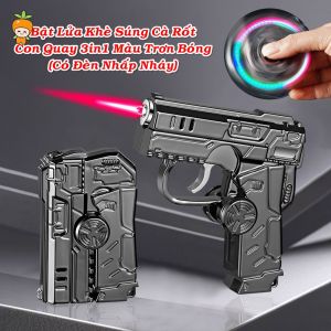 ( Hcm giá rẻ ) Con quay yoyo nhiều màu hình s.u.n.g cà rốt gấp gọn trơn bóng chức năng 3in1 như hình có đèn nhấp nháy full box