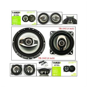 CPA CAR SPEAKER TB-1042 4INCH 250W 3 WAY AND TB-1642 6INCH 450W 3 WAY
