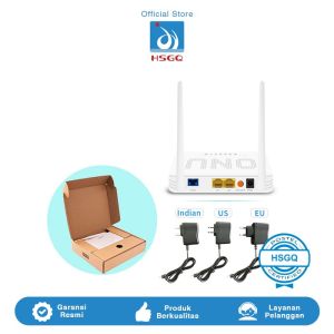 Fiber Optic Router HSGQ X110W XPON ONU ONT 1GE+1FE 300Mbps 2 antena
