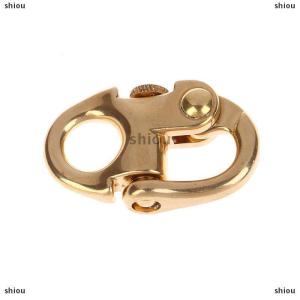 [COD] shiou Móc khóa bằng đồng nguyên khối Móc khóa móc chìa khóa móc vòng đinh vít khớp nối Túi dây đeo phụ kiện đồ thủ công bằng da