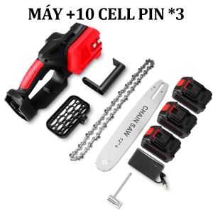 cưa gỗ cầm tay máy cưa xích pin 12 inchmáy cắt cầm tay 2000w chân pin Makita động cơ không chổi than