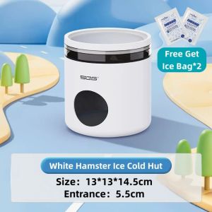 Hamster Ice Cold Hut Small Pet Cooling Hideout R Hamster Air Conditioned Nest Durable & Easy Clean