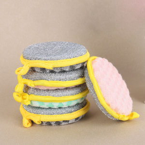 Set 5 Khăn Rửa Chén Sợi Kim Loại - Dụng Cụ Rửa Bát Xoong Nồi Làm Sạch Nhanh Chống Xước Như Bọt Biển Rửa Bát