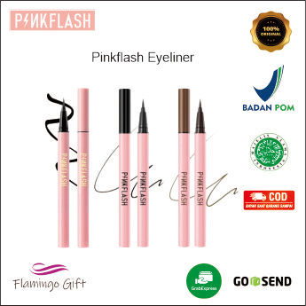 PINKFLASH Eyeliner Pen Waterproof Anti Air Tahan Lama Pink Flash Murah OhMyLine