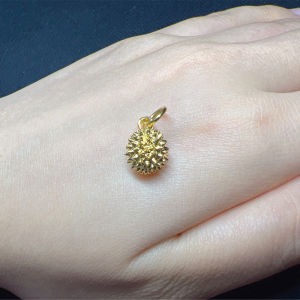 Kalung Emas Liontin Durian 24K Emas/Kalung Wanita Dewasa Perhiasan Emas Wanita Anti Karat Dan Anti Luntur#X24