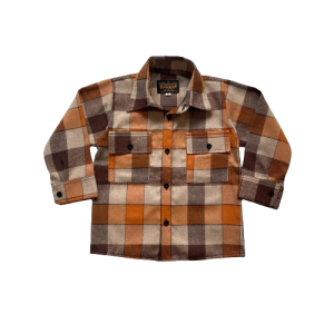 Zweckout Label Kemeja Flanel Anak Laki Laki Umur 1 - 12 tahun