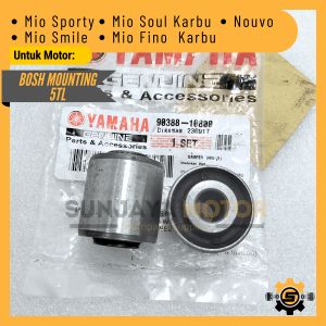 Bush Monting Original Yamaha 5TL Bosh Mounting Mio Sporty Mio Smile Mio Soul Karbu Fino Carbu Bushing Engine Mounting Bos Arm Ori YGP