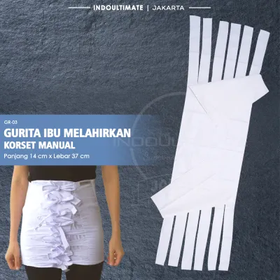 Gurita Ikat Ibu Melahirkan (JUMBO) GR-03 Grito Ibu BUNDA 100% COTTON Korset Manual Ibu Melahirkan Gurita Ibu Setelah Melahirkan Gurita Ibu Tali Gurita Melahirkan GR-033KK GR-031KK