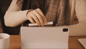 elago x MONAMI Pencil Case Compatible with Apple Pencil 2nd Generation Cover Sleeve Classic Design Compatible with Magnetic Charging and Double Tap