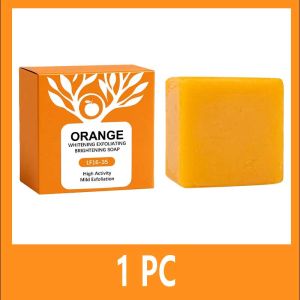 100g Orange Enzymes Mild Exfoliating Brightening Soap BarFace Body Gentle Cleansing Hydrating MoisturizingSmooth Tender Skin