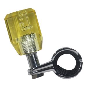 SHIHENG Octagonal Design Steering Wheel Spinner Knob 360° Bearing Acrylic Crystal Material Power Steering Aid Easy Install Sturdy Construction Acrylic Crystal Knob Car Steering