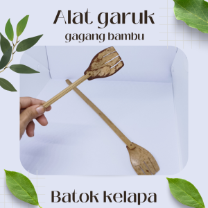 Alat Garukan punggung badan / Garuk garuk punggung batok kelapa