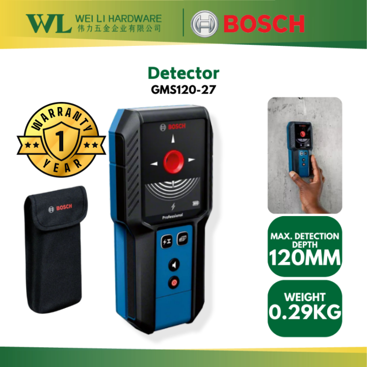 BOSCH%20Original%20GMS120-27%20Detector/Wall%20Scanner%20Detector/Measure%20Meter/Multi%20Detector%20Battery%20Machine%20-%20Image%202