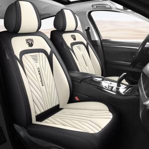 Universal Car Seat Covers PU leather seat protectors  non-slip comfortable and airbag compatible