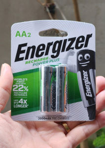 Combo 2 vỉ pin sạc AA 2000mAh Energizer 1.2V hàng chính hãng