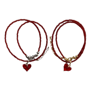 Elegant Heart Shaped Necklace With Cubic Zirconia Accent Special Gifts for Anniversary Valentines Day Casual Wear