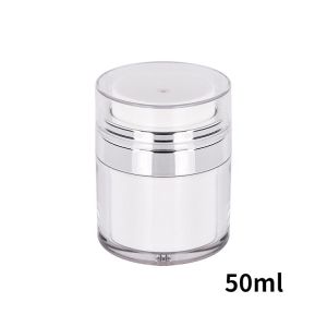50/100ml Antibiosis Vacuum Bottle Face Cream Bottle Acrylic Airless Pump Bottle Cream Lotion Jarsr