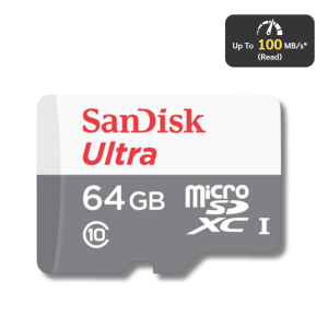 SANDISK Micro SD card ของแท้ Ultra 64GB (100MB/s R) UHS-I U1 เมม class 10 Memory Card SD การ์ด แท้ เมมโมรี่การ์ด sdcard มือถือ Tablet กล้องหน้ารถ