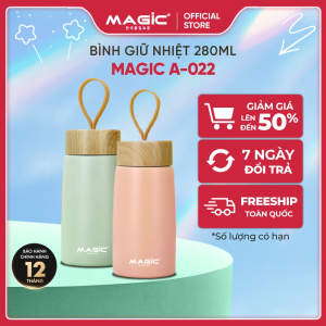 Bình giữ nhiệt Magic A-022 dung tích 280ml giữ nhiệt 8-10 tiếng bảo hành chính hãng 12 tháng