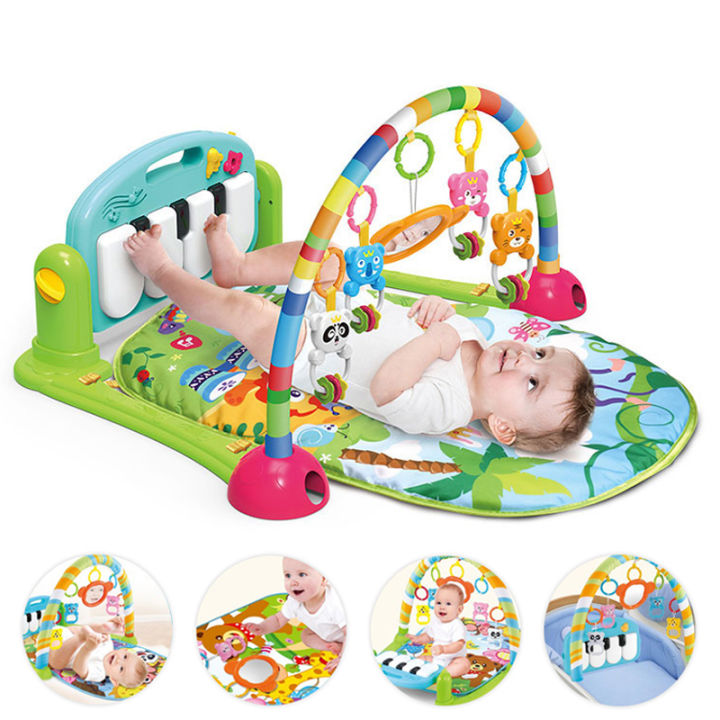 Baby Play Mat With Piano Keyboard Carpet Music Puzzle Kids Rack