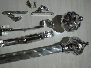 Rollet  tiang gorden 125 cm 150cm 1 set