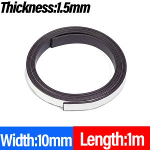 200cm Self Adhesive Magnetic Tape Cuttable Rubber Strong Magnet Tape DIY Wall Photos Posters Fixed Tools Home Office Storage Supplies