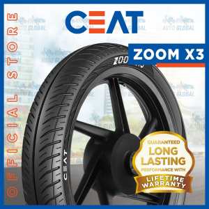 100/90-17 TL CEAT "Zoom X3" 100/90 - 17 TL (Tubeless) Motorcycle Tires