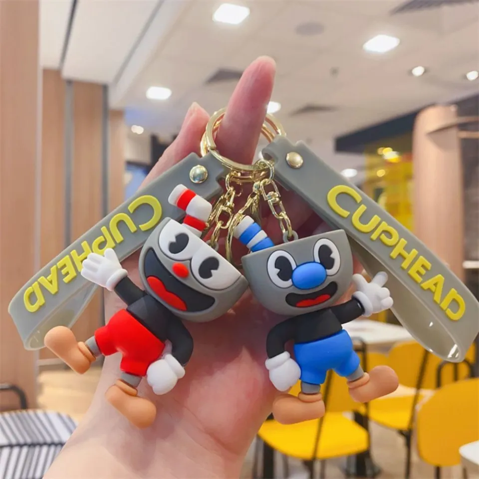 Cuphead plush hot sale keychain