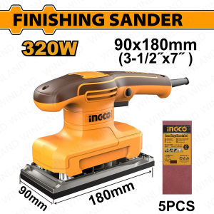 Ingco by Winland Finishing Sander Sanding Machine Power Tools 90 x 180mm 320W FS3216 ING-PT