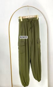 Celana Joger Cargo Pants Crinkle / Celana Saku Joger