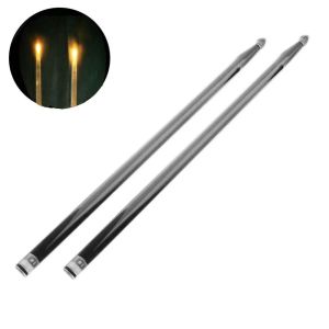 BECOME 2Pcs Colorful 5A Luminous Drum Stick Percussion Acrylic Fluorescent Drumsticks Night Light Personalized Cymbals for Drums Drummer Gifts