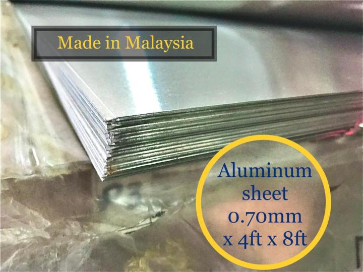 Aluminium Sheet 0.70mm (thickness) 4ft x 8ft [Made in Malaysia]– multi ...