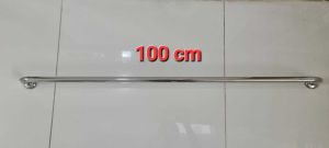 ราวแขวนผ้า สแตนเลส มีให้เลือกขนาด 60  75  90  100 ซม. ติดในห้องน้ำ แบบติดผนัง