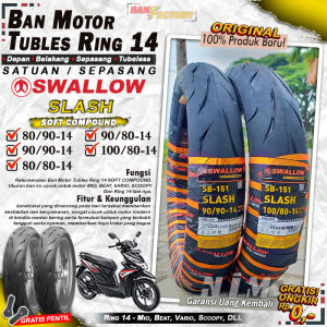 Ban Motor Beat Mizzle MR X Ring 14 Tubles Ban Motor Tubeless Mio Beat Vario Scoopy Ring 14 Tubles