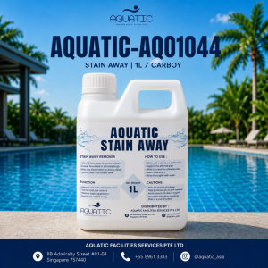 AQUATIC Stain Away 1L | Removes Tough Stains and Discoloration For Swimming Pool