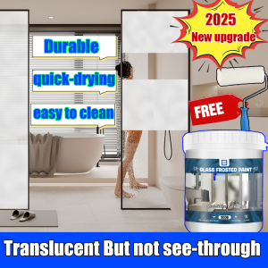 【Water-resistant and non-peeling】AK Frosted window paint Glass privacy paint Frosted glass paint Glass paint Durable quick-drying easy to clean 磨砂玻璃漆 玻璃磨砂漆