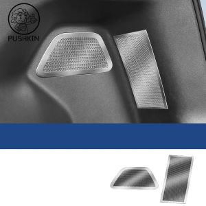For Geely EX5 Galaxy E5 2024 2025 2026 Car Styling Speaker Cover Sticker Stainless Steel Auto Decoration Accessories
