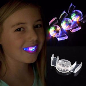 DENLUN Quà Tặng Mới Lạ Đồ Chơi Đèn LED Nhấp Nháy Tiệc Tùng Cho Trẻ Em Đồ Chơi Phát Sáng Răng Phát Sáng Đeo Niềng Răng