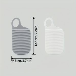 1PCS Portable Mini Washing Board - Ultra-Portable Non-Slip Soft Rubber Scrub Board for Hand Washing - Perfect for Travel Home Use And Bathroom Essentials Christmas Halloween Christmas Gifts Halloween Gifts.